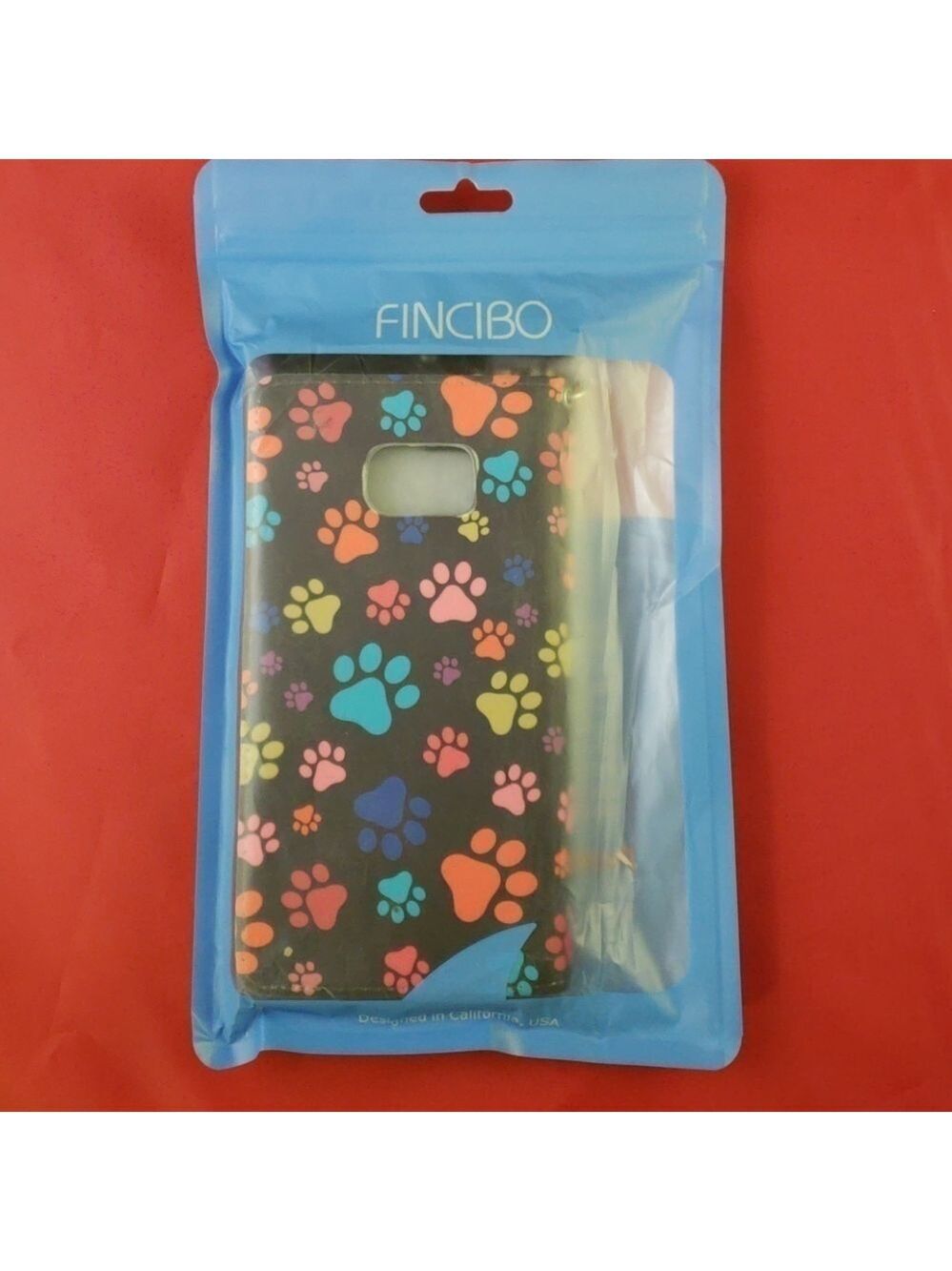 Samsung Galaxy Phone Wallet Case FINICBO Pawprint